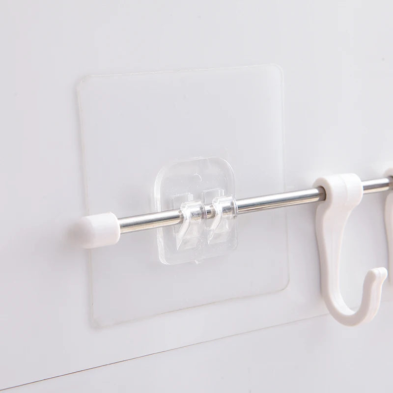 20/1pcs Transparent Self Adhesive Hooks Hanging Holder