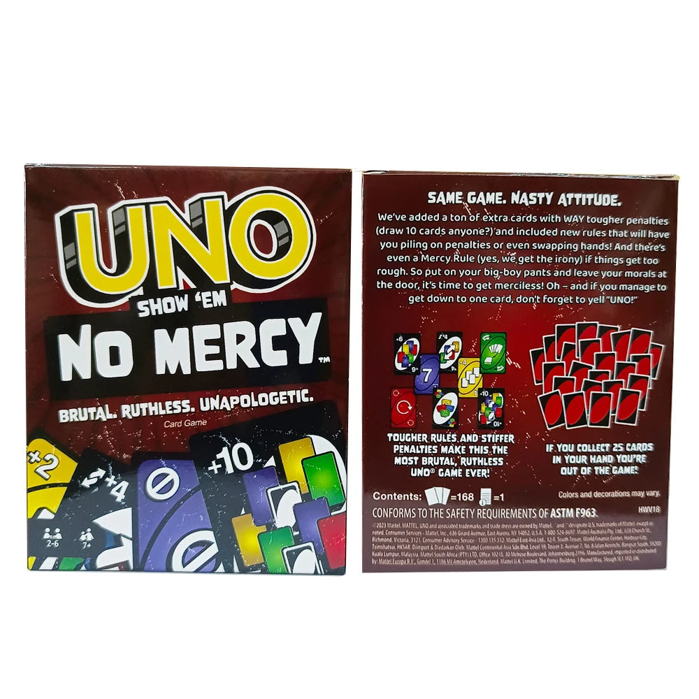 Uno No mercy Game Board